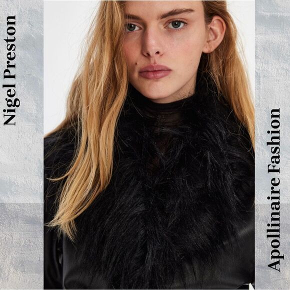 FREE PEOPLE BY NIGEL PRESTON NOVA BLACK LEATHER JACKET LARGE NWT - Picture 4 of 9